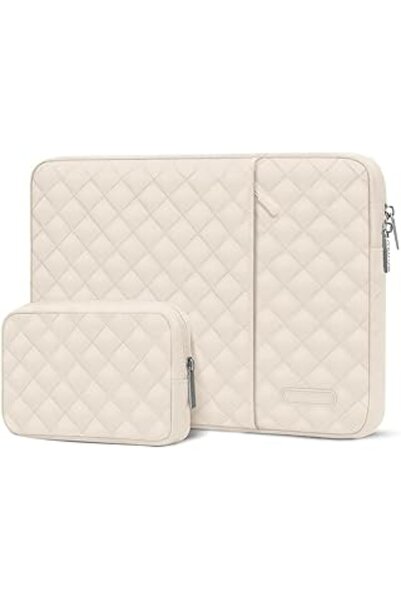 007 Elephant Boot 15-15.6" Laptop Bag (Beige) - Compatible with MacBook Pro 16, HP, Acer, Dell