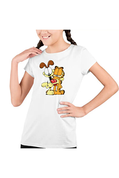 OEM Tricou Copii Fete Garfield Odie Best Friends