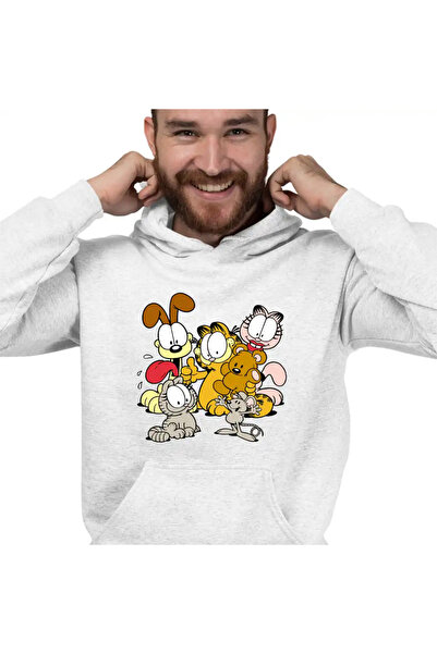 OEM Ανδρική Φούτερ με Κουκούλα Garfield Dream Team Cats