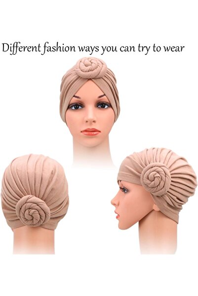 SATINIOR womens Turban Beanie