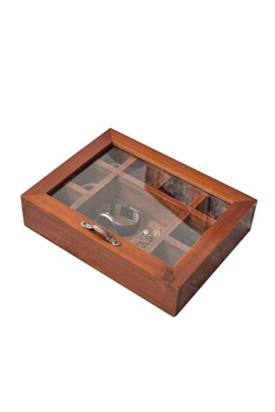 COOYA Organizer Box, Wooden, Stylish Storage Solution, Jewelry and Small Items