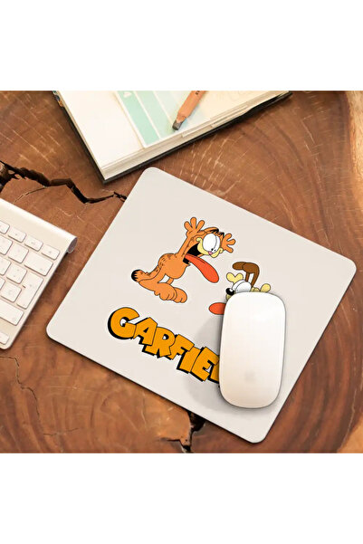 OEM Mousepad Garfield Odie Tongue Cat Puppy Drawings