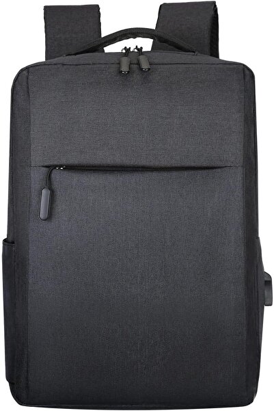 ACYYH 14-15 inch Waterproof Business Laptop Backpack with USB Charging (Black)