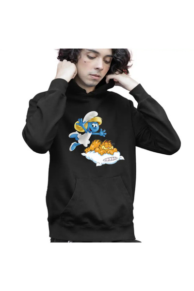 OEM Hanorac Copii Baieti Garfield Strumfita Strumfii Motan