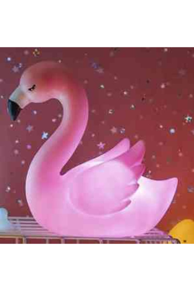 Toptan Bulurum Led Işıklı Flamingo Masa Lambası Dekoratif Aydınlatma