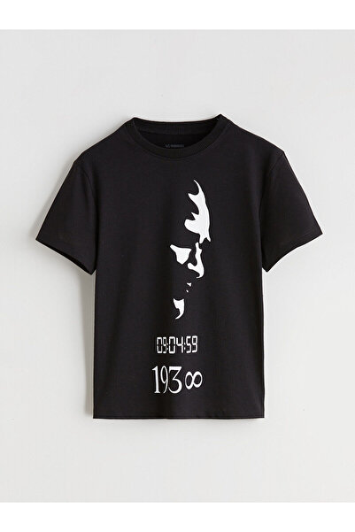 LC Waikiki Two Mt Shop Quality Lcw Kids Black Combed Cotton Printed Standard ...