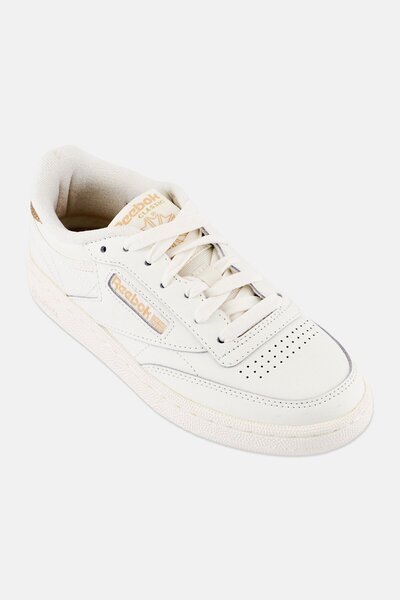 Reebok Women Club C 85 Lace Up Tennis Shoes, Off White