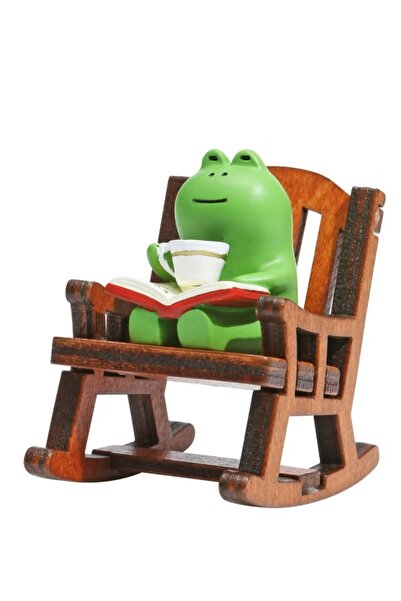 Generic Miniature Frog Figurines Statue Desk Bedroom Decor Gifts Indoor