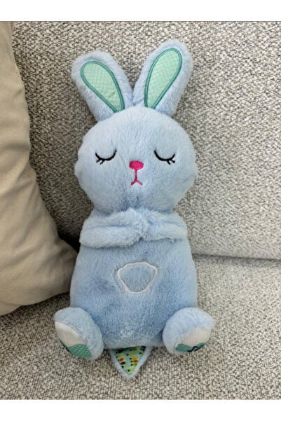 aydogdushopping Sevimli Nefes alan tavşan peluş oyuncak uyku arkadaşı müzikli rahatlatıcı