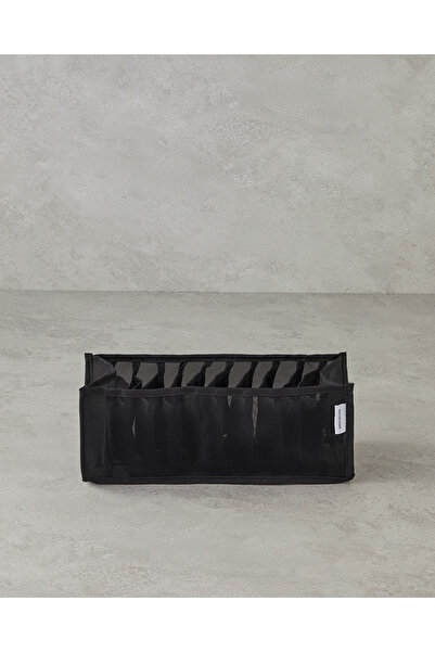 English Home Συρραπτικό αποθηκευτικό χώρο Sylvia Polyester Organizer Μαύρο