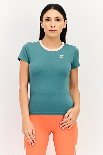 Puma Women Sportswear Fit Short Sleeve Outdoor T-Shirt, Green