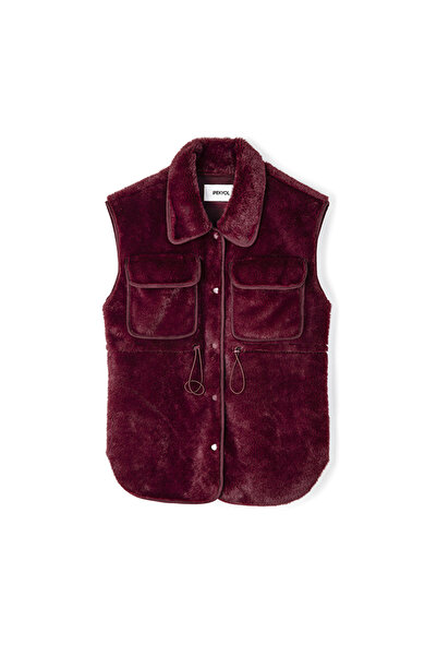 İpekyol Adjustable Waist Faux Fur Vest