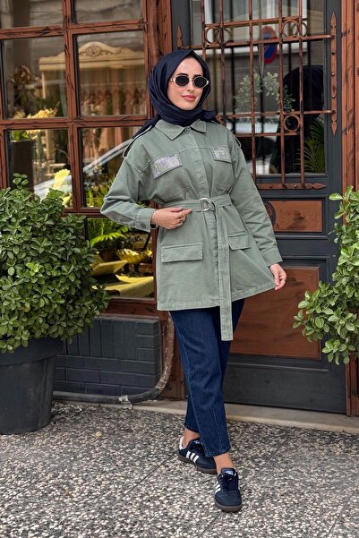 My Magazin MAGAZİN Ceket 7414 Yeşil