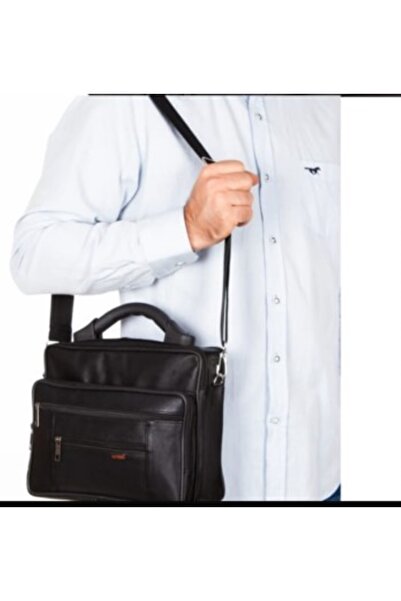 Newish Polo Genuine Leather Plastic Handle Postman Hand Shoulder Bag Side Large-Without Case