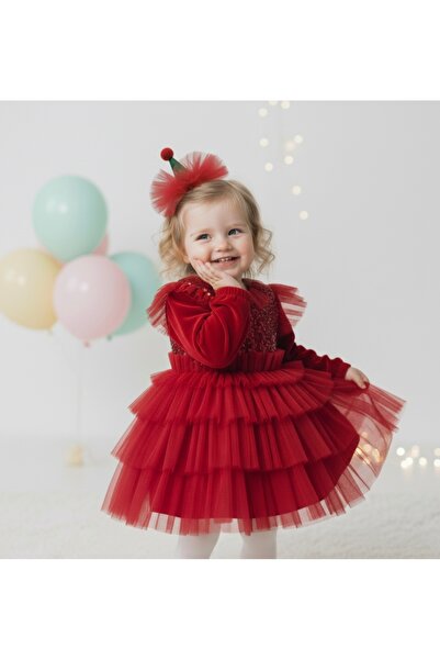 Ahenk Baby Kids Special Day New Year Birthday Dress