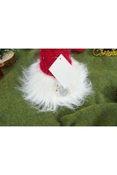 dalip Christmas Elf Ornament, Flippy, White/Red, Textile, 52 cm