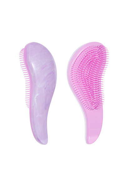 Choice 1 قطعة من فرشاة الشعر السحرية لفك تشابك الشعر المصنوعة من قش القمح الناعم ومشط تدليك فروة الرأس المضاد للكهرباء الساكنة