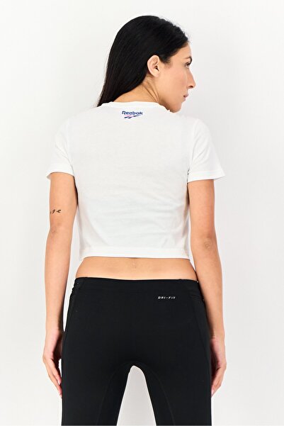 Reebok Women Sportswear Fit Short Sleeve Outdoor Top, White