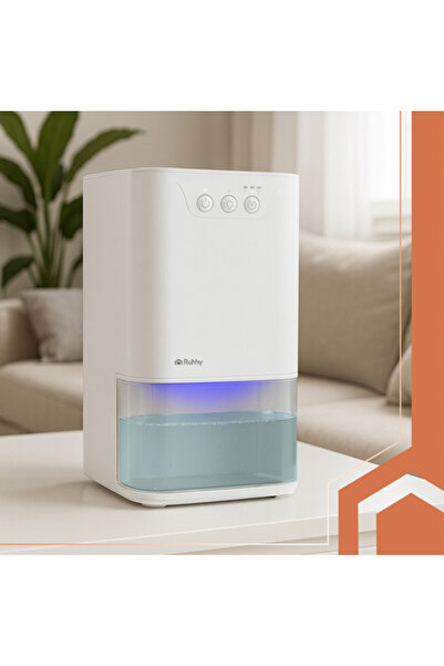 Selgot Air Dehumidifier, Moisture Absorber with Timer, 1400 ml Tank, White