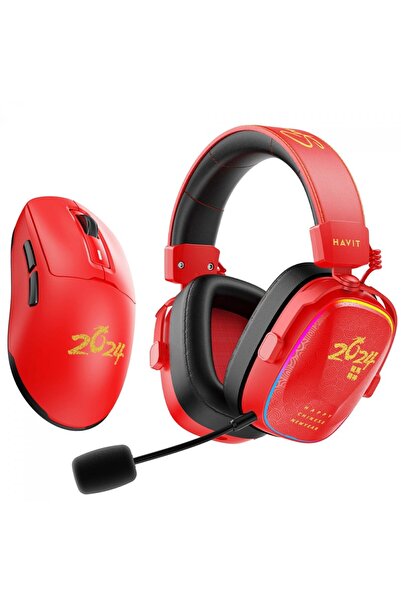 Other Căști de gaming Havit H2039BG (roșu-negru)