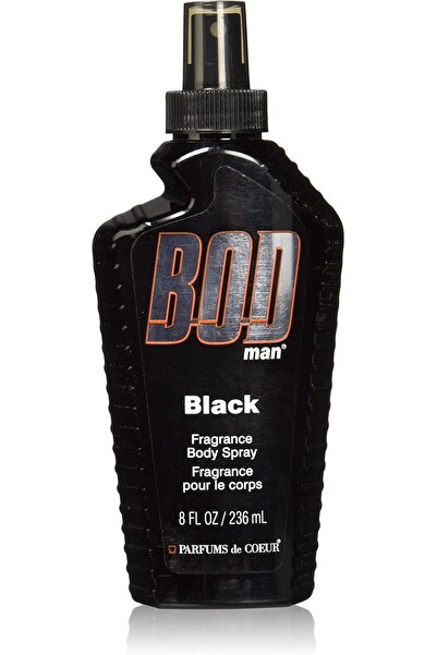 Bod Man بخاخ للجسم - أسود 236 مل