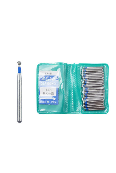 Choice14 BR-45 50Pcs/Bag Dental Diamond High Speed Burs for Polishing Smoothi...