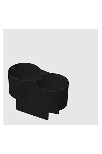 Custom Accessories Suport auto dublu pentru pahare, accesorii personalizate, negru, pentru BMW e60/e61