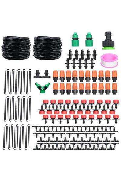 fun zone مجموعة ري نظام الري بالتنقيط الآلي العام متعدد الألوان