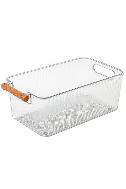 PUFO Practical box for organization and storage with handle, 38 cm- ideal for home, office or bathroom