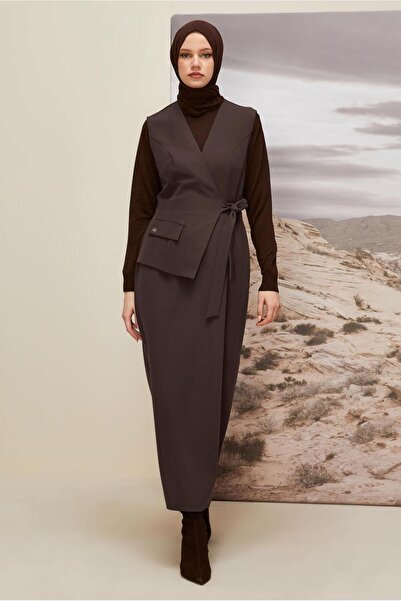 Alvina Tie-Up Detail Jile Dress 45951