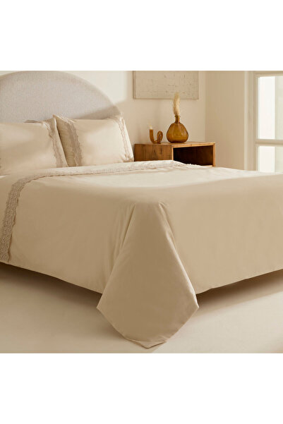Karaca Home Nuvia Laced Double Duvet Cover Set Beige