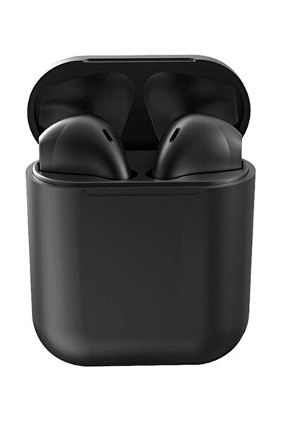 Generic سماعات أذن لاسلكية Inpods 12 TWS BT مع صندوق شحن - أسود