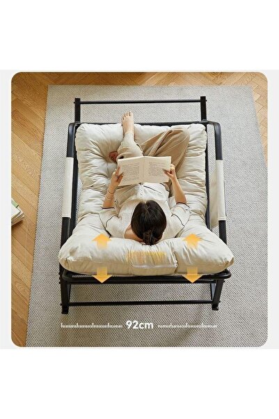 Old_Feller Double Rocker Recliner Chair with/Storage & Cushion - Indoor/Outdoor Lounge Chair for Patio/Garden