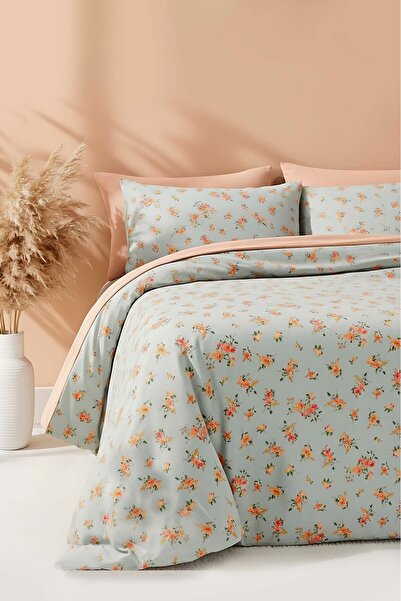 Rivaİstanbul Set de lenjerie de pat dublu Aura din bumbac