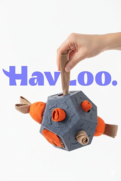 Havloo Köpek Aktivite Topu | Mama Saklama ve Çiğneme Oyuncağı