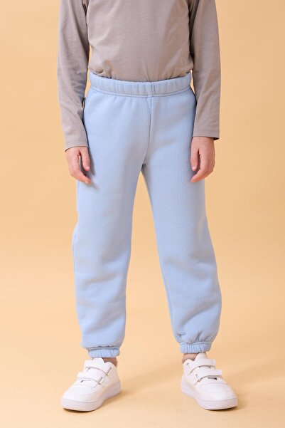 Perendi Φούτερ για αγόρια με κέντημα τσέπης αρκουδάκι και panda 2 τεμαχίων καφέ-μπλε βρεφικό