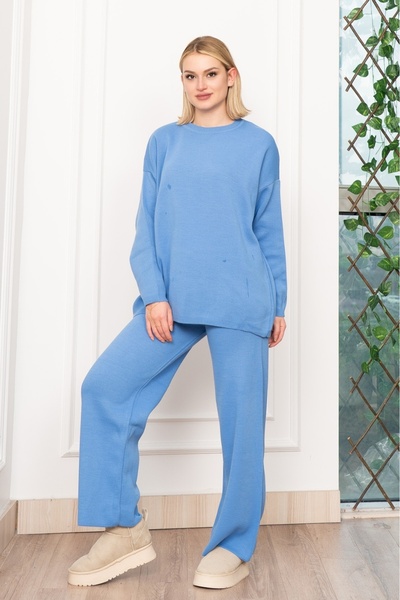 MissVina Комплект с облегаща яка и широка кройка 7204