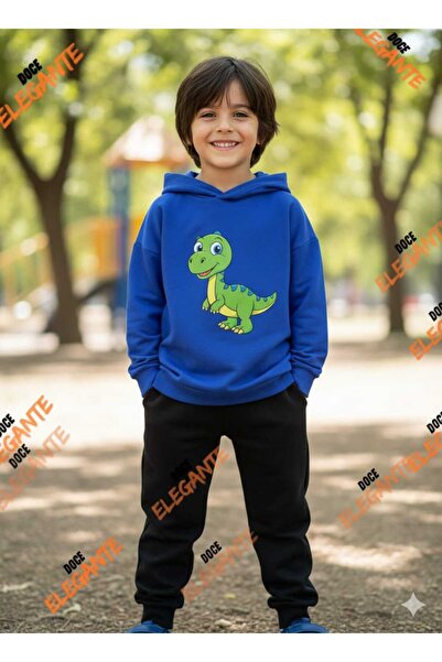 DOCE ELEGANTE SET DE TRENING PENTRU COPII CU IMPRIMARE DINO