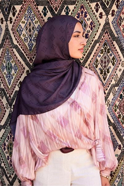 Mooncorn Μεταξωτό σάλι με σχέδιο Sakura στο χέρι