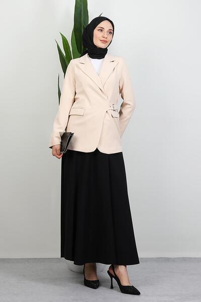 GİYZAMİLA Κρέμα με πλαϊνή ζώνη για το μπουφάν