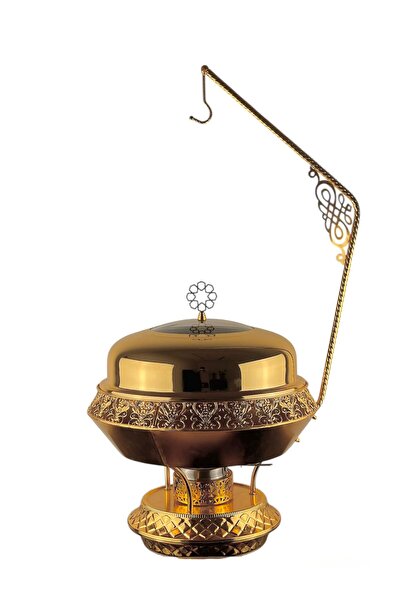 Afaq سخان ستيل ذهبي 8 لتر