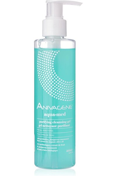 Anivagene Aqua Med Purifying Cleansing Gel for All Skin Types, 200 ml