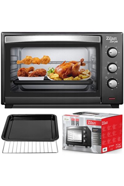 Zilan Cuptor Electric - 45L, 2000W - 230°C, Temporizator 60 MIN, Functie Oprire, Accesorii, 3727