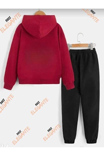 DOCE ELEGANTE KLABUBU BASKILI ÇOCUK EŞOFMA TAKIMI