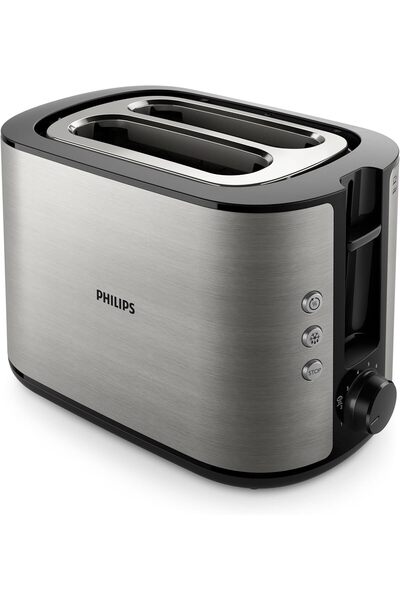 Philips Viva Collection Toaster HD2650/91 - 950W, Two Wide Slots, 8 Browning Settings