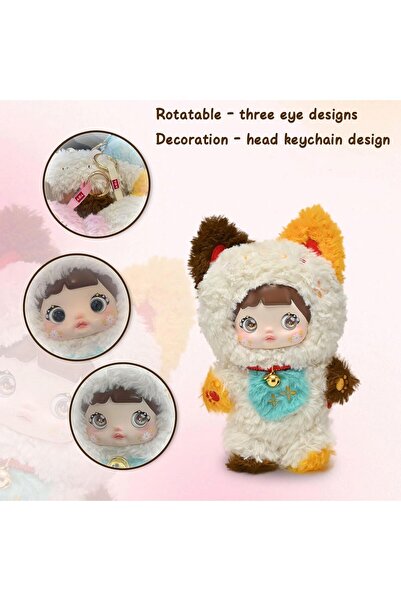 Generic Nommi Blind Box, Cute Vinyl Face Plush Blind Box Figures