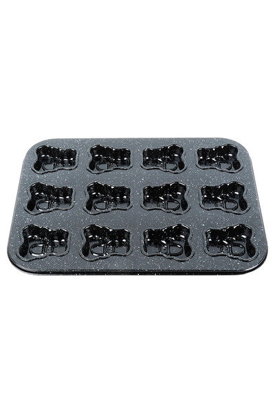 Vilde Baking tray for cookies/biscuits/gingerbread with 12 teddy bear molds 35×26.5 cm