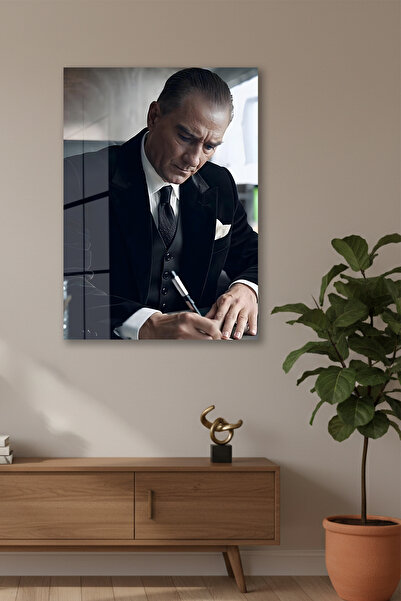 huhuli Cam Mustafa Kemal Atatürk Printed Painting Huhu823C