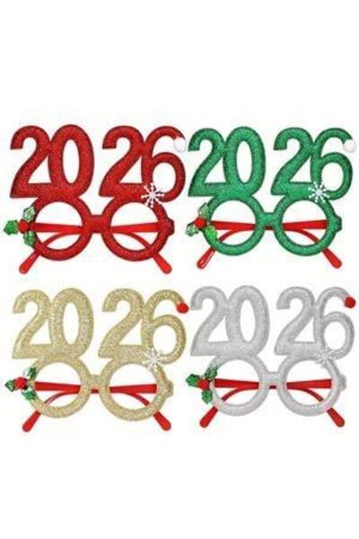 Trade Bazaar 1 buc-2026 ochelari de petrecere – cadru cu dungi roșii și verzi...