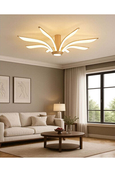 RFAN Candelabru LED, Model G33-8X, cu telecomandă, 3 tipuri de lumină, 96W, A...